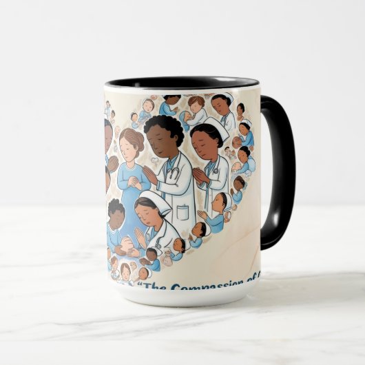 慈悲気に マグカップ (正面右)