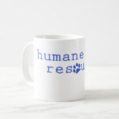 慈悲深い資源のマグ コーヒーマグカップ (正面左)