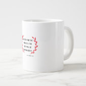 慈悲深き者こそ幸いなるかな クリスマスマグ ジャンボコーヒーマグカップ (正面右)