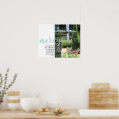 慈悲詩篇23:6噴水ポスター ポスター (キッチン)