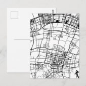 慈溪市中国地図 ポストカード (正面/裏面)