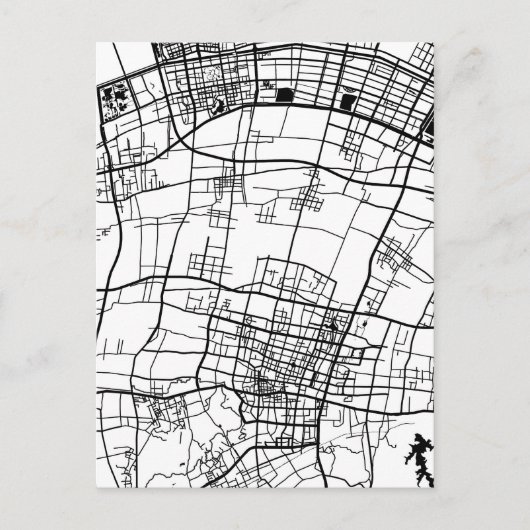 慈溪市中国地図 ポストカード (正面)
