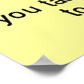 態度おもしろいチキン – 私に話を? ポスター (角)