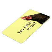 態度おもしろい鶏 マグネット (左側)