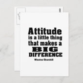 態度が大きな違いを生む ポストカード (正面/裏面)