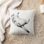 態度が心地よい猫 クッション (ブランケット)