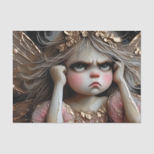 態度が落ち着いた可愛い妖精 薄葉紙 (正面)