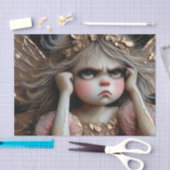 態度が落ち着いた可愛い妖精 薄葉紙 (クラフト)