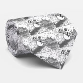 態度でハムスターを打つ ネクタイ (ロール)