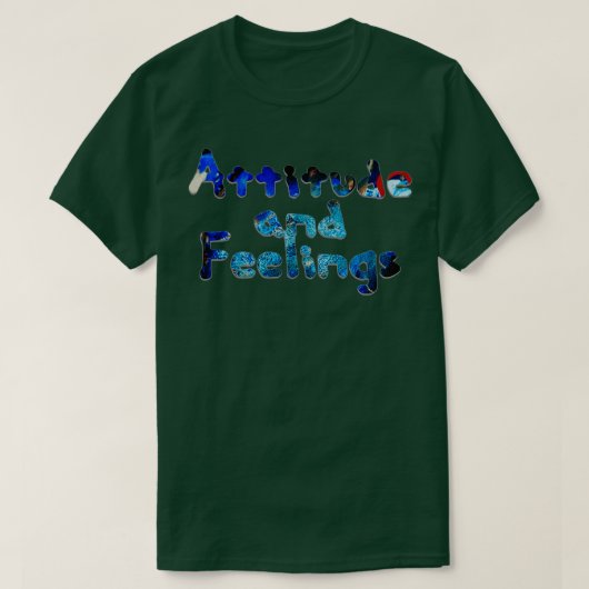 態度と感覚 Tシャツ (デザイン正面)