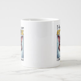 態度なんかいらない。自分の態度は自分で持ってきた！ ジャンボコーヒーマグカップ