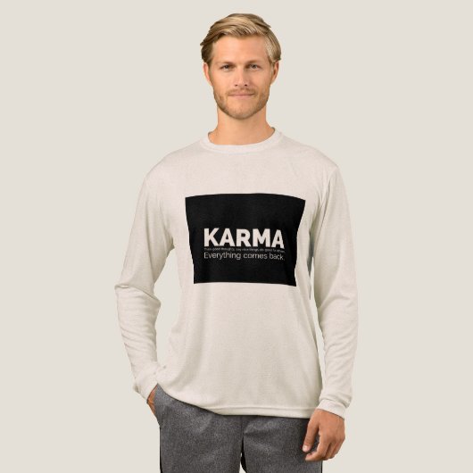 態度に重ねる トライブレンドTシャツ (正面全体)