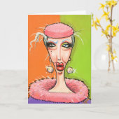 態度のカード カード (黄色い花)