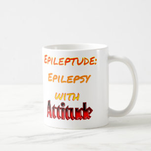 態度のクラシックのマグとのEpileptude コーヒーマグカップ