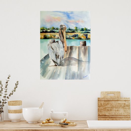 態度のペリカン ポスター (キッチン)