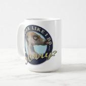 態度のマグとのMeerkat コーヒーマグカップ (正面左)