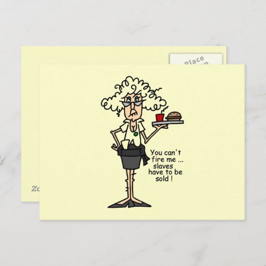 態度のユーモアのステラ ポストカード (正面/裏面)