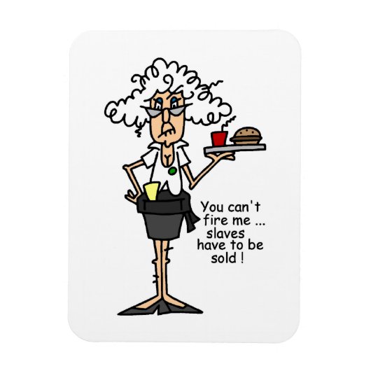 態度のユーモアのステラ マグネット (縦)