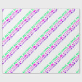 態度の感謝の回復解毒のオウム ラッピングペーパー (フラット)