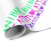 態度の感謝の回復解毒のオウム ラッピングペーパー (ロールコーナー)