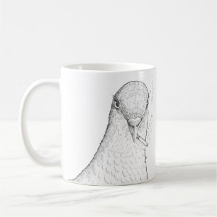 態度の異様なハトマグ のおもしろいな鳥 コーヒーマグカップ