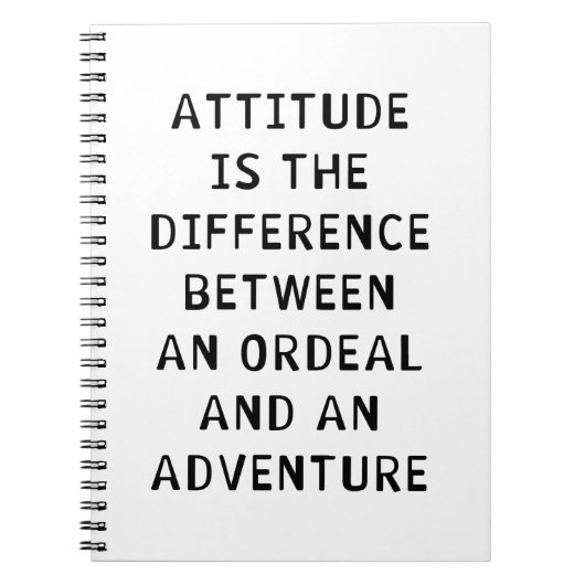 態度の相違 ノートブック (正面)