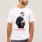 態度の良い司祭 Tシャツ (正面)