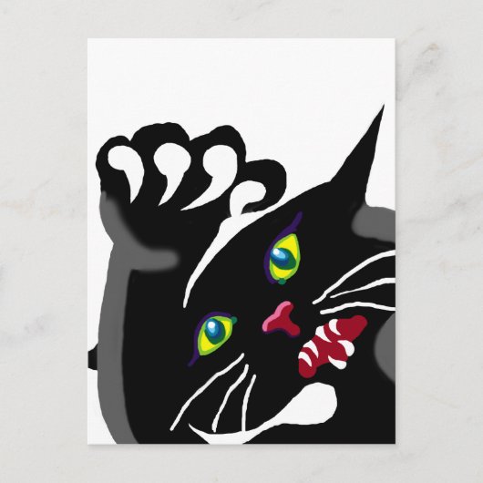 態度の良い猫 ポストカード (正面)