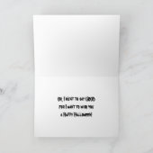 態度の良い魔女があなたの道を歩み寄る カード (内部)