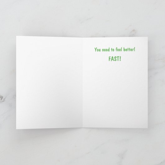 態度の良い鶏 カード (内部)