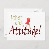 態度の赤毛 ポストカード (正面/裏面)