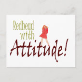 態度の赤毛 ポストカード (正面)