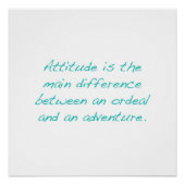 態度の違い ポスター (正面)