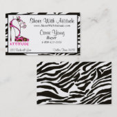 態度の靴 名刺 (正面/裏面)