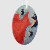 態度の"追跡"の魚 オーナメント (正面)