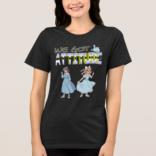 態度はあるよ トライブレンドTシャツ (正面)