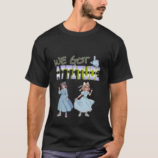 態度はあるよ Tシャツ (正面)