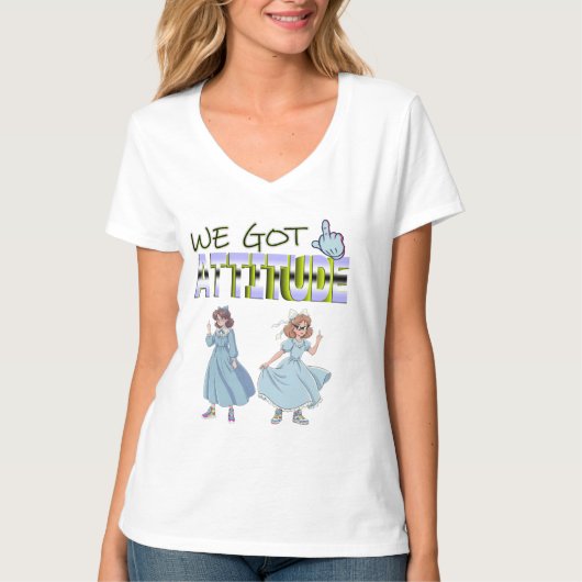 態度はあるよ Tシャツ (正面)