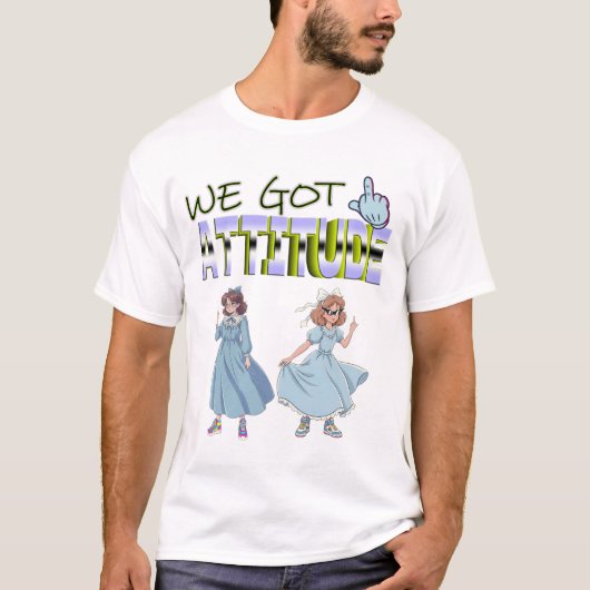 態度はあるよ Tシャツ (正面)