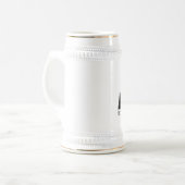 態度は事実より強いです ビールジョッキ (正面左)