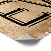 態度は全おもしろいて猫ベアヴィンテージ ポスター (角)