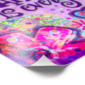 態度は全てかわいらしピンクの写真プリント フォトプリント            (角)