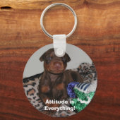 態度は全てだ！ キーホルダー (正面)