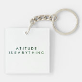 態度は全てだ キーホルダー (裏面)