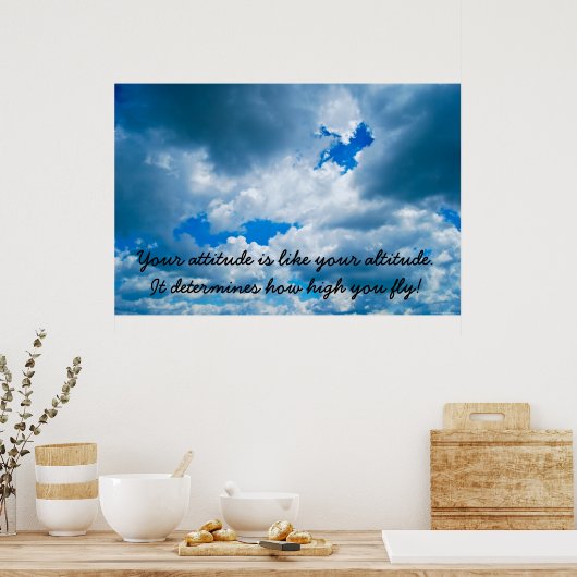 態度は全て ポスター (キッチン)