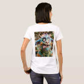 態度は豊か Tシャツ (裏面フル)