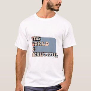態度やる気を起こさせるを表す言葉を前向き吐く Tシャツ