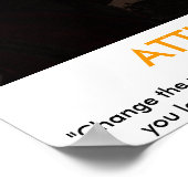 態度やる気を起こさせるポスター ポスター (角)