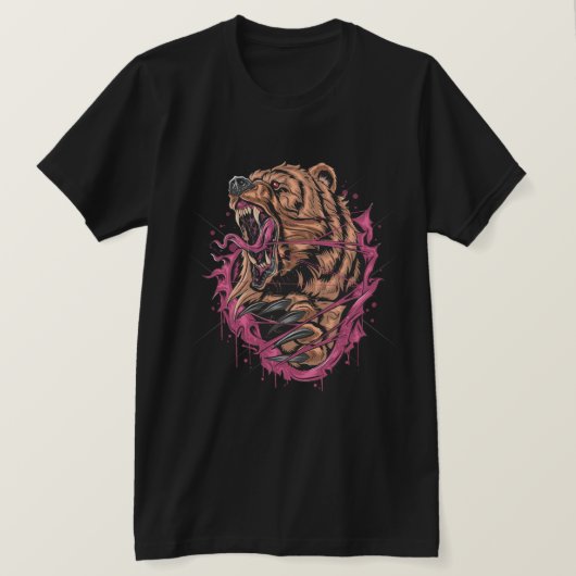 態度を保つ：轟音を恐れる Tシャツ (デザイン正面)