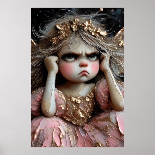 態度を取った妖精 ポスター (正面)